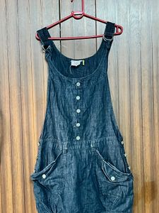 Y2K Denim Button-Up Dress