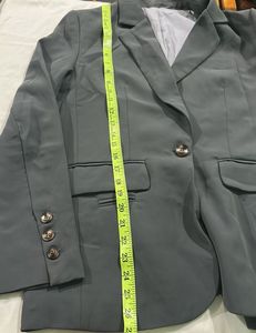 Chic Grey Blazer Jacket