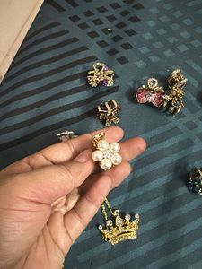 Sparkling Rhinestone Hair Clips Set
