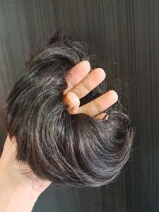 Dark Brown Hair Scrunchie BUN BRANDED