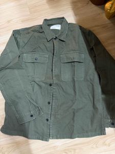 Men's Olive Green Utility Shirt