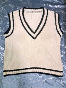 Vintage Style V-Neck Sweater Vest