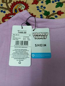 SHEIN Looney Tunes Graphic print T-Shirt