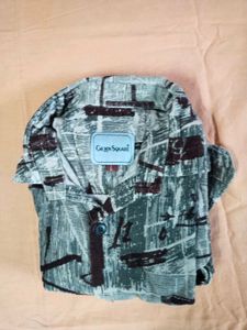 Abstract Print Full Sleeve Shirt