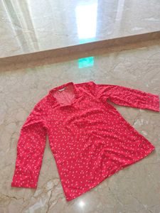 Vibrant Pink Printed Shirt