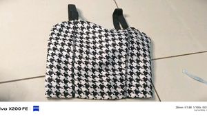 black and white crop top with skirt
