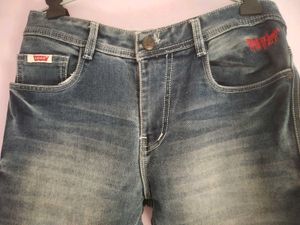 Washed Denim Jeans