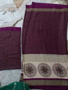 Crepe Saree