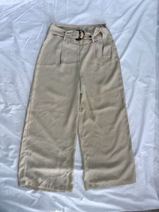 Stylish Belted Wide-Leg Pants