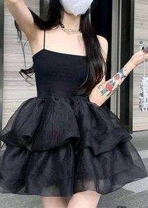 Black Tulle Party Dress