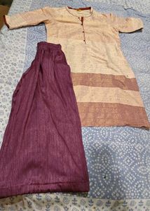 Stylish Geometric Print Kurta with plazzo