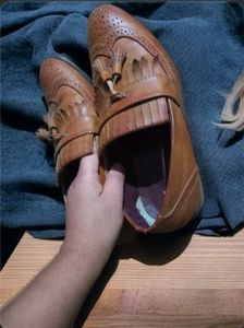 Stylish Brown Tassel Loafers