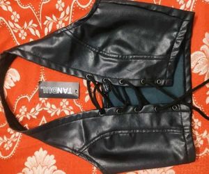 Leather top