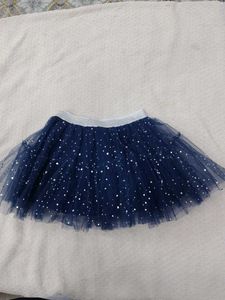 Sparkly Navy Tulle Skirt