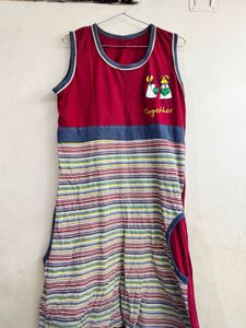 Striped Sleeveless Dress