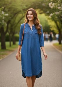 extreme sale😍🔥Denim Shirt Dress S size