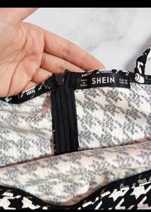 Houndstooth Mini Dress SizeXS