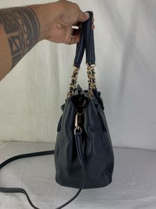 Tory Burch Amanda Pebbled Leather Convertible Bag