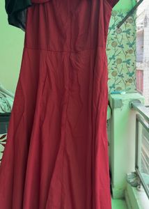 Off-Shoulder Gown Dress