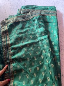 Emerald Green Paisley Dupatta