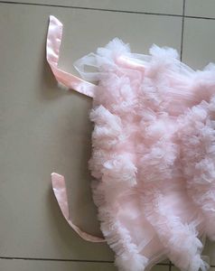 Pink Ruffled Party Dress