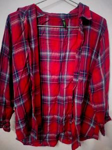 Red Trending Check Shirt For Men And Women 😍