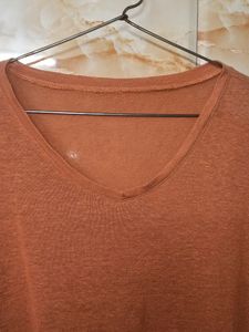 Plain Brown Oversized T-shirt