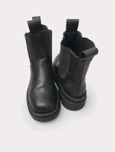Stylish Black Chunky Platform Boots