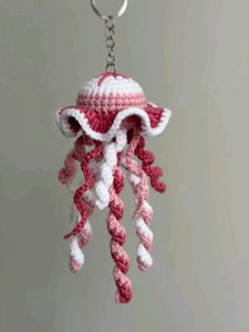 Handmade Crochet Bag keychain.💓