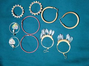 Assorted Hoop Earrings Set