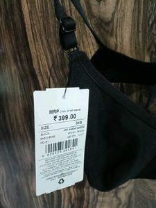 Black shein Bra with tag