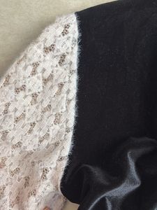 Elegant Velvet &amp; Lace Midi Dress