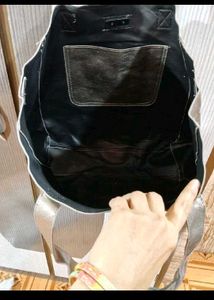 Chic Metallic Tote Bag