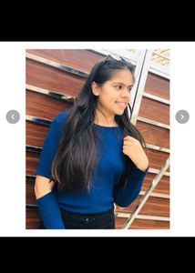 Blue Full Sleeve ribbed tshirt