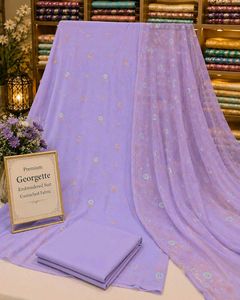 🇳🇿💫🎀Premium Georgette Embroidered Unstitched