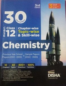 CBSE Class 12 Chemistry Textbook - Disha Publicati
