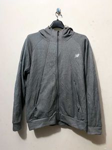 New Balance Grey Zip Hoodie And RL Tshirt Combo