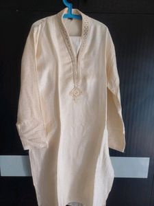 Mens Shervani Ethnic Ware Cream Color