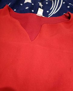 Womens Red Crop Top
