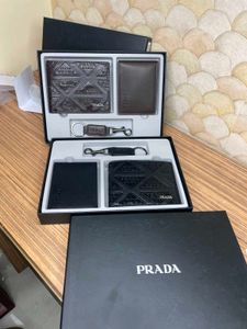 Prada Wallet & Keychain Set