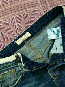 Distressed Denim Shorts