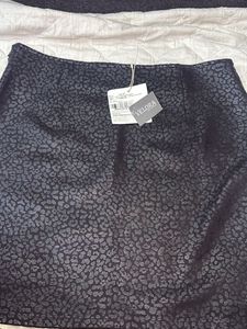Animal Print Mini Skirt