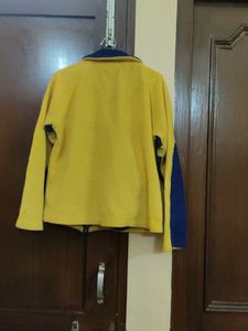Yellow &amp; Blue Fleece Jacket