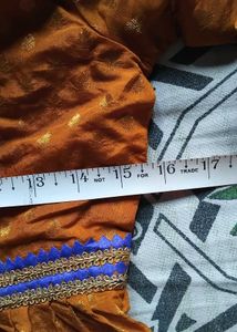 Beautiful Orange &amp; Floral Print Lehenga Choli