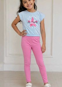 Cute Baby Girl T-Shirt and Leggings Set