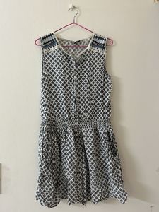 Boho Patterned Sleeveless Dress