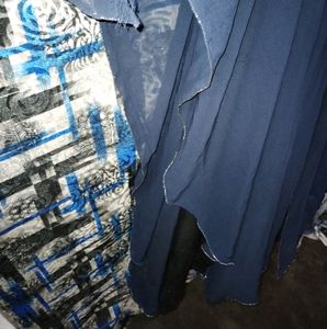 Navy Blue Enthic Abaya Gown