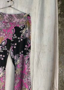 Boho Floral Bell Bottom Pants