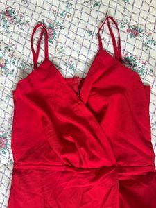 🌹Red Maxi Dress with Slit