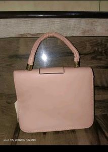 Chic Pink Top Handle Bag